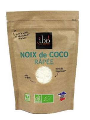 Noix de coco BIO râpée, Ibo (150 g)