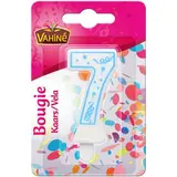 Bougie d'anniversaire chiffre n°7, Vahiné (x 1)