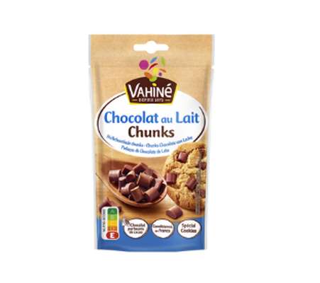Pépites chocolat lait chunks, Vahiné (100 g)