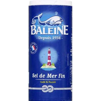 Sel de Mer Fin Iodé, La Baleine (250 g)