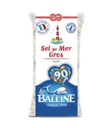 Gros sel blanc iodé, La Baleine (1 kg)