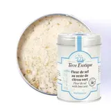 Fleur de sel au zeste de citron vert, Terre Exotique (110 g)