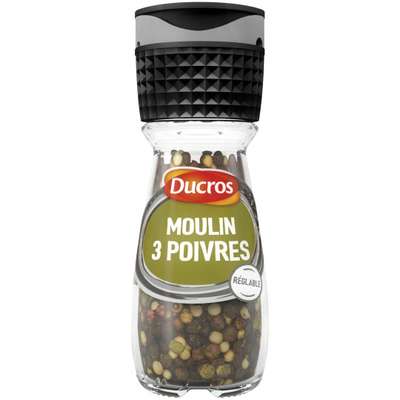 Moulin 3 poivres, Ducros (34 g)