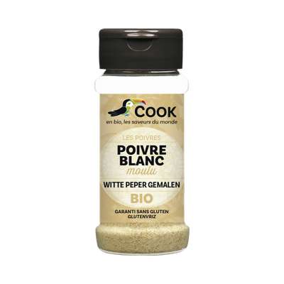 Poivre blanc poudre Demeter BIO, Cook (45 g)