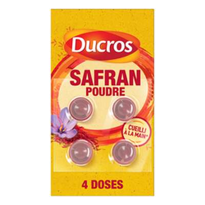 Safran en poudre, Ducros (4 dosettes de 0.1 g)