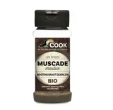 Muscade moulue, flacon en verre BIO, Cook (35 g)