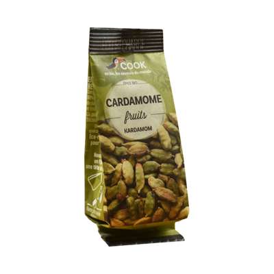 Cardamome fruits - éco recharge BIO, Cook (25 g)