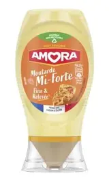 Moutarde mi-forte fine et relevée, Amora (260 g)