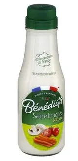 Sauce crudités nature, Bénédicta (290 g)