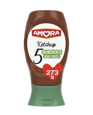 Ketchup 5 Ingrédients, Amora  (273 g)