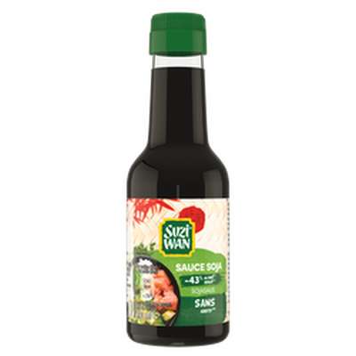 Sauce soja allégée en sel, Suzi Wan (143 ml)