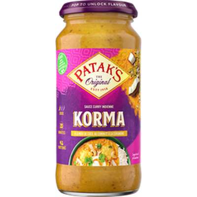 Sauce korma, Patak's (450 g)