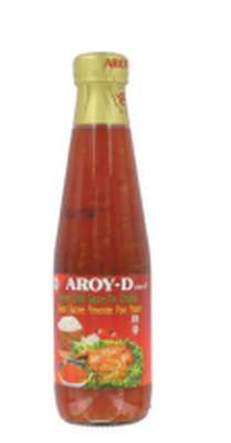 Sauce sucrée pimentée pour poulet, Aroy-D (275 ml)