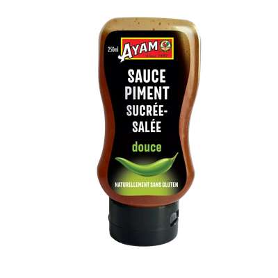 Sauce piment sucrée-salée squeezy, Ayam (250 ml)