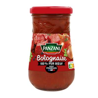 Sauce bolognaise pur boeuf, Panzani (200 g)