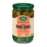 Cornichons extra-fins doux aux 3 herbes, Le jardin d'orante (72 cl)