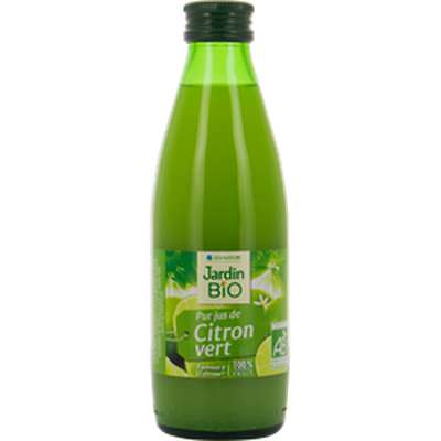 Jus de citron vert BIO, Jardin Bio (25 cl)
