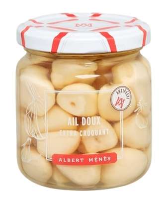 Ail doux au naturel extra croquant, Albert Ménès (120 g)