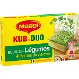 Bouillon légumes herbes du marché, Maggi (x 10, 105 g)