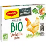 Bouillon de volaille BIO, Maggi (x 8, 80 g)
