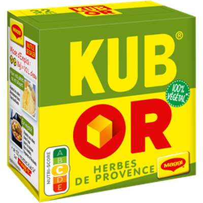 Bouillon aux herbes de Provence Kub'Or, Maggi (x 32, 128 g)