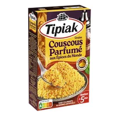 Graine de couscous aux épices du monde, Tipiak (2 x 255 g)