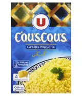Graines de couscous moyen, U (4 x 125 g)