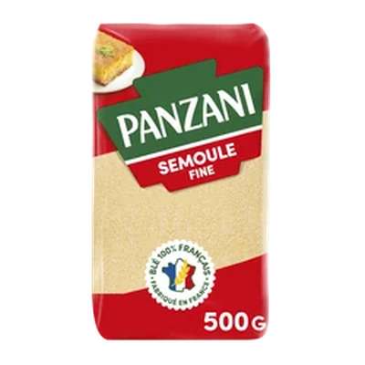 Semoule de blé fin, Panzani (500 g)