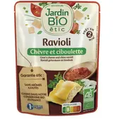 Ravioli au chèvre et à la ciboulette bio, Jardin BIO (250 g)