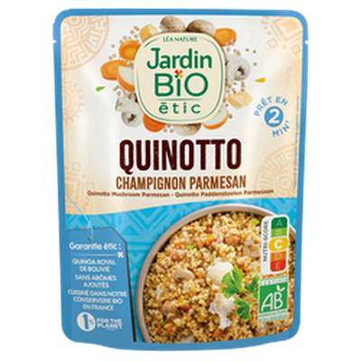 Quinoa champignons parmesan quinotto BIO, Jardin Bio (220 g)
