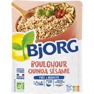 Quinoa, Boulgour, Sésame BIO, Bjorg (250 g)