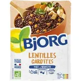 Lentilles et carottes fondantes BIO, Bjorg (250 g)