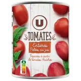 Tomates entières pelées au jus, U (476 g)