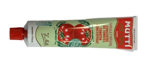 Double concentré de tomate sans pesticides, Mutti (130 g)