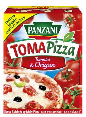 Sauce tomates cuisinée pour pizza tomapizza, Panzani (390 g)