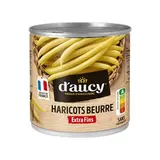 Haricots beurre extra-fins, D'aucy (220 g)