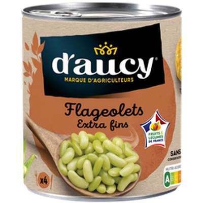 Flageolets extra-fins, D'aucy (265 g)