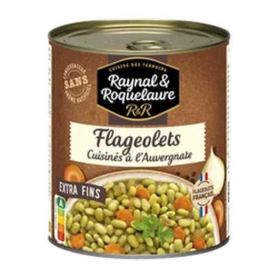 Flageolets cuisinés à l'Auvergnate, Raynal et Roquelaure (820 g)