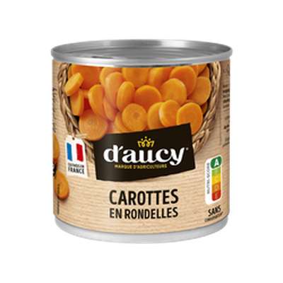 Carottes rondelles, d'Aucy (240 g)