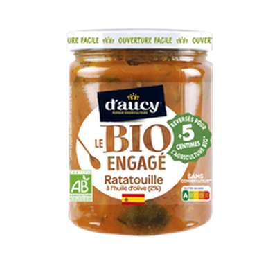Ratatouille BIO, d'Aucy (375 g)