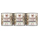Champignons de Paris pieds & morceaux, U (3 x 115 g)