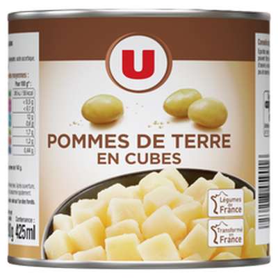 Pommes de terre en cubes, U (280 g)