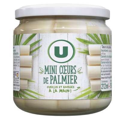 Mini coeurs de palmier, U (110 g)