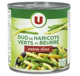 Duo Haricots verts et beurre extra fins, U (225 g)
