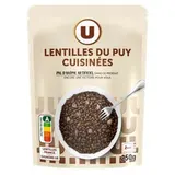 Lentilles cuisinées, U (250 g)