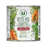 Petit pois carottes extra fins, U (265 g)