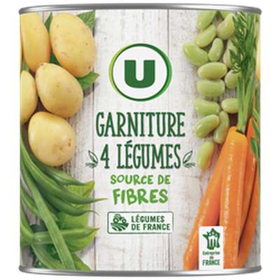 Légumes garniture recette 4 légumes, U (510 g)