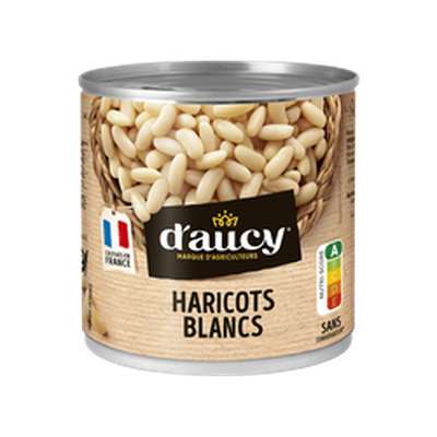 Haricots blancs préparés, D'Aucy (250 g)