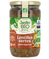 Lentilles vertes cuisinées aux légumes BIO, Jardin Bio (660 g)