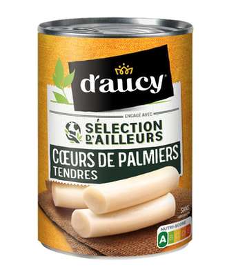 Coeurs de palmiers, D'aucy (220 g)